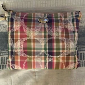 Coach Madras Packable Weekender Travel Bag